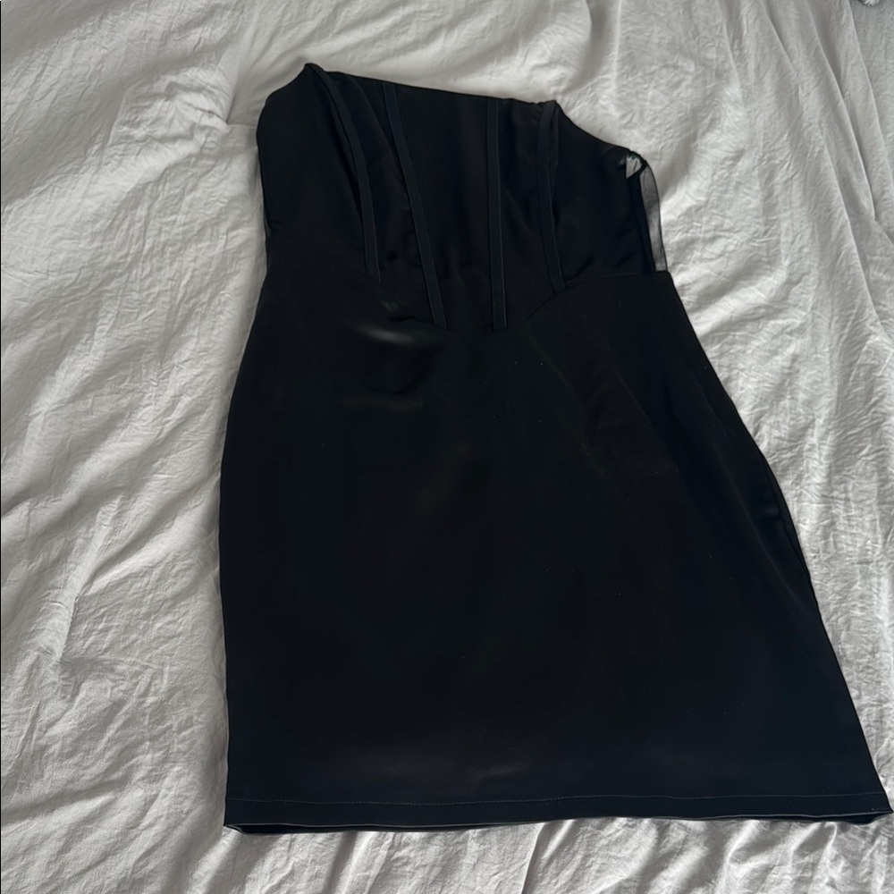Sexy Black Strapless Dress